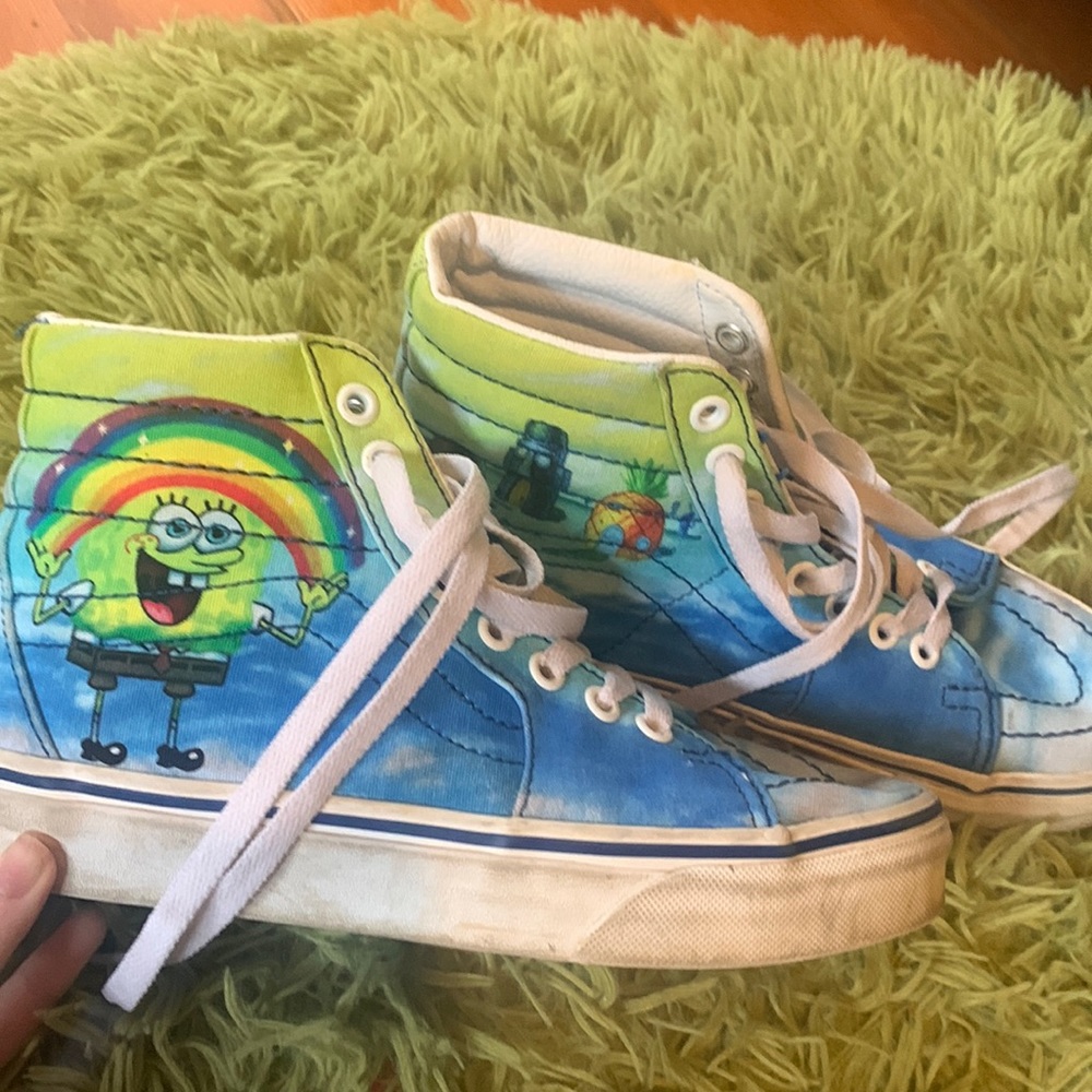 Limited edition, SpongeBob, vans, high tops sneakers